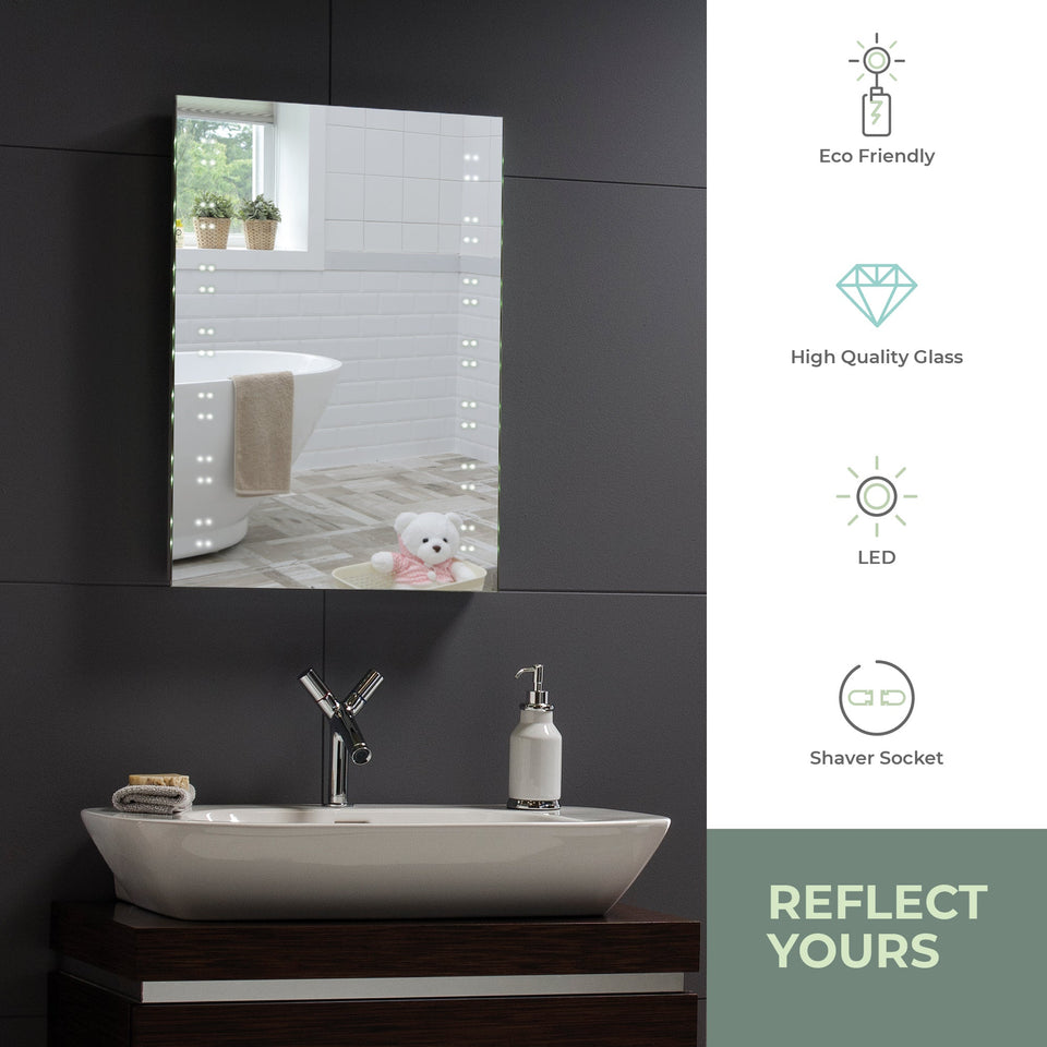 Copy of Libra Beautiful LED Bathroom Mirror  Size-70Hx50Wcm LED02