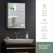 Altair LED Illuminated Bathroom Mirror Cabinet CABM16 Size-70Hx50Wx15Dcm