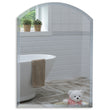 Lillie Arch Bathroom Wall Mirror: Sizes-50Hx40Wcm and 60Hx45Wcm